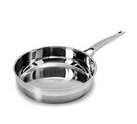 Blackmoor 24cm Stainless Steel Frying Pan/High Grade, PFAS-Free, Suitable for All Hob Types Including Induction and Oven Cooking/Pro Range 65249