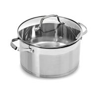 Blackmoor 24cm Stainless Steel Stockpot with Lid/High Grade, PFAS-Free, Suitable for All Hob Types Including Induction and Oven Cooking/Pro Range 65229