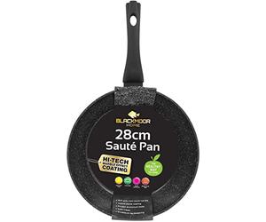 Blackmoor 28cm Ceramic Non Stick Saute Pan for Induction Hobs, PFAS-Free | Deep Frying Pan with Fast, Even Heating and Stay-Cool Handle; for Gas, Electric and Ceramic hobs.