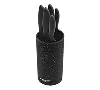 Blackmoor 66929 Black 5 Piece Set with Knife Block, Stainless Steel