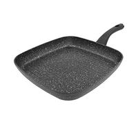 Blackmoor 66170 Classic 28cm Griddle Pan/Non-Stick Coating/Cool Touch Handle/Suitable for Induction, Electric and Gas Hobs/Black Colour