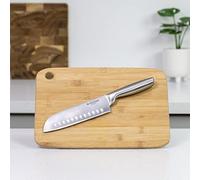 Blackmoor 69009 Santoku Knife/Professional Grade Chefs Knife Complete with Scalloped Edge/Stainless Steel Construction/Ergonomic Handle / 31cm Long