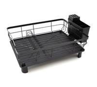 Blackmoor Dish Drainer Drying Rack In Black