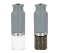 Blackmoor Gravity Electric Salt and Pepper Grinder Set/Battery Operated/Automatic Operation, Tilt to Start/Adjustable Coarseness/Sleek & Stylish Matt Grey Design