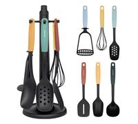 Blackmoor Kitchen Utensil Set 6-Piece with Rotating Stand/Heat-Resistant Nylon/Scratch-Free/Dishwasher Safe/Cooking Tools for All Pan Types 68609