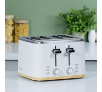Blackmoor Nordic 4 Slice White Toaster
