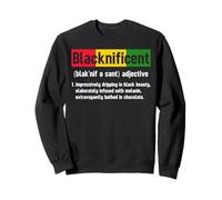 Blacknificent Melanin Definition Black History African Pride Sweatshirt