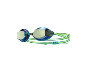 BLACKOPS 140EV MIRRO Turq/Lime LGBKOPM | Low profile resistance reduction | 140 degree peripheral view | Durafit silicone seals | 4 removable nose bridges