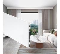 Blackout Aluminum Window Cornice Board CeilingMount Pelmet Box Panel 10.8ft Decorative Panel Without Track for Home Theater & Room Darkening