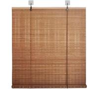 Blackout Bamboo Roller Blinds - Breathable Shades For Privacy, Indoor/outdoor Use, Available In 45-150cm Widths, Perfect For Garden, Porch, Patio One Color 70x130cm