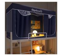 Blackout Bed Tent for Privacy Protection with Bracket, Indoor Canopy Sleeper for Student Kid Adult - Reducing Light/Easy Install