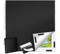 Blackout Blind - 300x145CM Blackout Blinds Stick on for Windows, Temporary 100% Blackout Material, Portable Blackout Blinds Suitable Cutting Any Size Shape, for Bedroom, Travel RV Car, Loft, Indoor