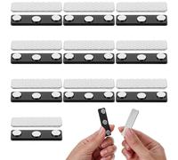 Blackout Blind Accessory 10 Pair Magnetic Closure with Adhesive for Blackout Curtains Magnets Curtain Closure Curtain Clips Name Badge Holder Blackouts Blind Accessory for Window Blinds Shade Curtains