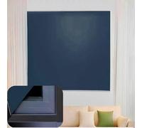 Blackout Blind With black tape 90 x 95 cm, Thermal Blackout, Portable Lightweight, Adjustable, Multiple Sizes Black Out Material Blackout Blinds, With black tape for Travel, Navy Blue