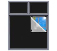 Blackout Blinds,Black Out Blinds Stick On,420D Fabric 100% Blackout Material, Cut to Any Size, Window No Drilling Blackout Blinds with Self Adhesive Tapes for Nursery Bedroom Travel RV Car,146*300CM