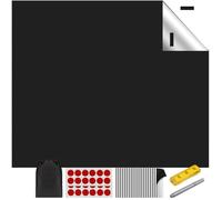 Blackout Blinds Stick On 400x148cm,DIY Window T100% Blackout Blind No Drill Blinds 420D Fabric or Bedroom, Nursery, Loft, Travel RV Car