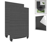 Blackout Blinds Stick On No Drill Self Adhesive Temporary Blinds For Windows Easy Fit No Screw Clip On Paper Blinds For Bedroom Kitchen Bathroom Window Door -2 Pack