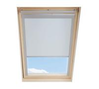 Blackout Budget Roller Blind compatible with VELUX Roof Windows with size codes SK06, White