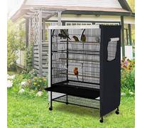 Blackout Cage Cover for Birds Made from 420D Oxford Cloth Blocks External Light Supports Natural Sleep Cycles (31 * 22 * 41inch)