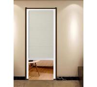 Blackout Cellular Shade for Concertina Door, No Drill Installation, Up-Down Push-Pull Folding Design for Laundry Room, Wardrobe, and Interior Spaces
