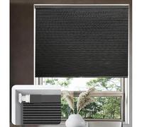 Blackout Cellular Shades for Windows, No Drill Cordless Honeycomb Blinds, No Tools Light Filtering Cellular Pleated Blinds, Thermal Honeycomb Shades,black-105x135cm/41.3 * 53in