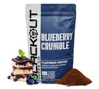 Blackout Coffee Co. Blueberry Crumble Flavored Ground Coffee - Medium Roast, 12 oz (340g) - 1 Bag