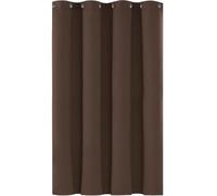 Blackout Curtain 50x100 cm Soft Thermal Insulated Velvet Room Divider Washable Light Blocking Sizes Brown