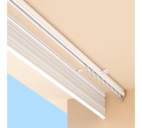 Blackout Curtain Valance Box, Wall-Mounted Pelmet Panel, No-Track Ceiling Curtains, Stylish Window Treatment For Light Blocking And Privacy