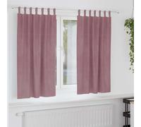 Blackout Curtains 2 pcs Dark Pink 140 x 175 cm Velvet