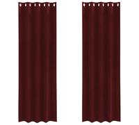 vidaXL Blackout Curtains 2 pcs Cream 140 x 245 cm Velvet