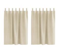 vidaXL Blackout Curtains 2 pcs Dark Grey 140 x 140 cm Velvet