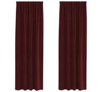 vidaXL Blackout Curtains 2 pcs Mustard Yellow 140 x 245 cm Velvet