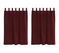 vidaXL Blackout Curtains 2 pcs Dark Blue 140 x 140 cm Velvet