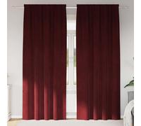 Blackout Curtains 2 pcs Velvet Light Blocking Bedroom Decor Living Room vidaXL