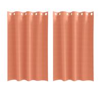 Blackout Curtains with Rings 2 pcs Polyester Window Treatment Bedroom vidaXL