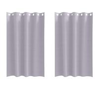 Blackout Curtains with Rings 2 pcs Polyester Window Treatment Bedroom vidaXL