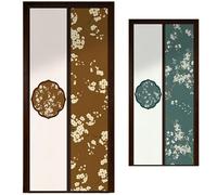 Blackout Doors Curtain Magnetic Thermal Insulated Door Curtains, Windproof and Thickened Bedroom Door Cover Blanket Insulation 24'' X 75'' 29'' X 80'' 70'' X 90''(Brown,W183XH200CM)