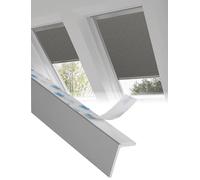 Blackout Light Blocker Strips for Windows, PVC Side Tracks to Prevent Light Gaps, L Shape for Bedroom and Living Room