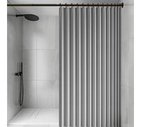Blackout Magnetic Door Curtain 108 x 105 cm Blackout, Privacy, Room Divider, Privacy, Isolate Oil Smoke Accordion Style Doors Curtain for Room Bedroom Bathroom Living, Grey