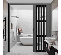 Blackout Magnetic Door Curtain Folding Door Curtain Invisible Applicable Bedroom Room Living Room Doorway Accordion Door Closet Door,2,65 * 195cm/25.6 * 76.8in