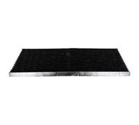 Blackout Pleated Window Blinds with Non-Permanent Mounting for Renters Students or Short-Term Accommodations (Black)