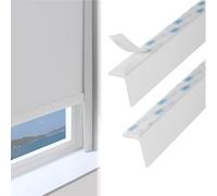 Blackout PVC Light Blocking Strips for Window Blinds, Easy to Install Side Tracks for Bedroom and Home Theaters(60cm/23.6in)