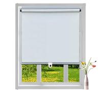 Blackout Roll up Binds for Windows,40cm 50cm 70cm 80cm 100cm 145cm Sunscreen Roller Shades,Self Retracting Sunshade,Pull as You Go,Portable Temporary Privacy Blinds Blackout Blind
