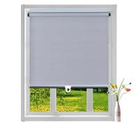 Blackout Roll up Binds for Windows,40cm 50cm 70cm 80cm 100cm 145cm Sunscreen Roller Shades,Self Retracting Sunshade,Pull as You Go,Portable Temporary Privacy Blinds Blackout Blind