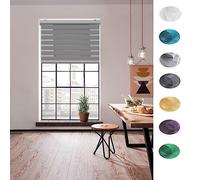Blackout Roller Blind 60 x 150 cm UV Protection Thermal Properties Premium Roller Window Blind in a Variety of Colours and Sizes Ideal for Bedroom, Home Theater, Dark Grey
