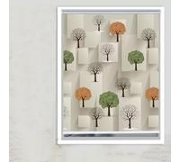 Blackout Roller Blind for Bedroom Bathroom, Thermal Window Curtain Roller Blind, Easy Fit Shading Curtain Home Office Window Shade Blind (Style B,70x200cm)
