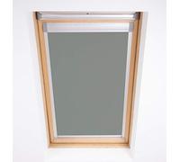 BLACKOUT ROLLER BLIND FOR DAKSTRA WINDOWS (F6A, PEWTER)