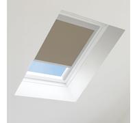 BLackout roller blind for Velux window in Cocoa for code MK06