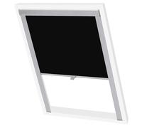 vidaXL Blackout Roller Blinds Black 206, Black