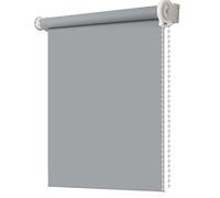 Blackout Roller Blinds,100% Blackout Waterproof Fabric Window Roller Shades Blind,Thermal Insulated,UV Protection,for Bedrooms,Living Room,Bathroom,Office,Grey,Customizable (W80xH140cm(32x55in))